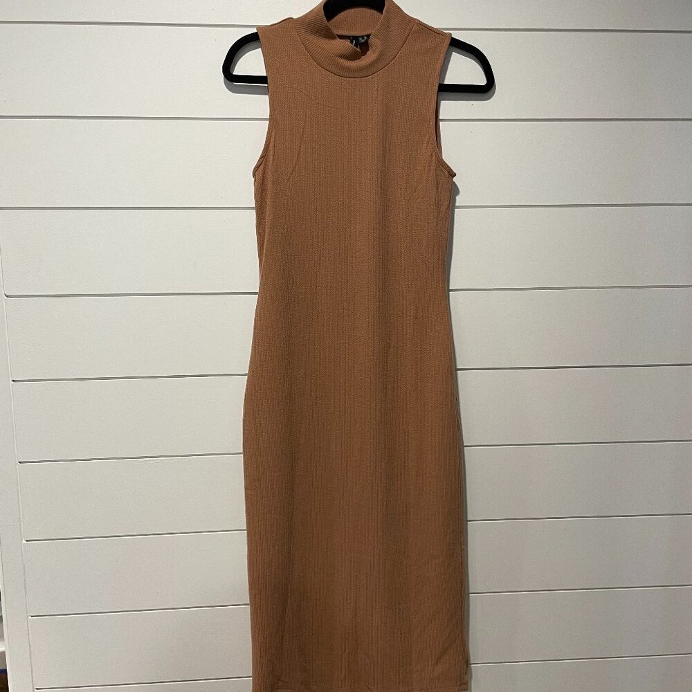 Vero Moda sleeveless turtleneck maxi dress